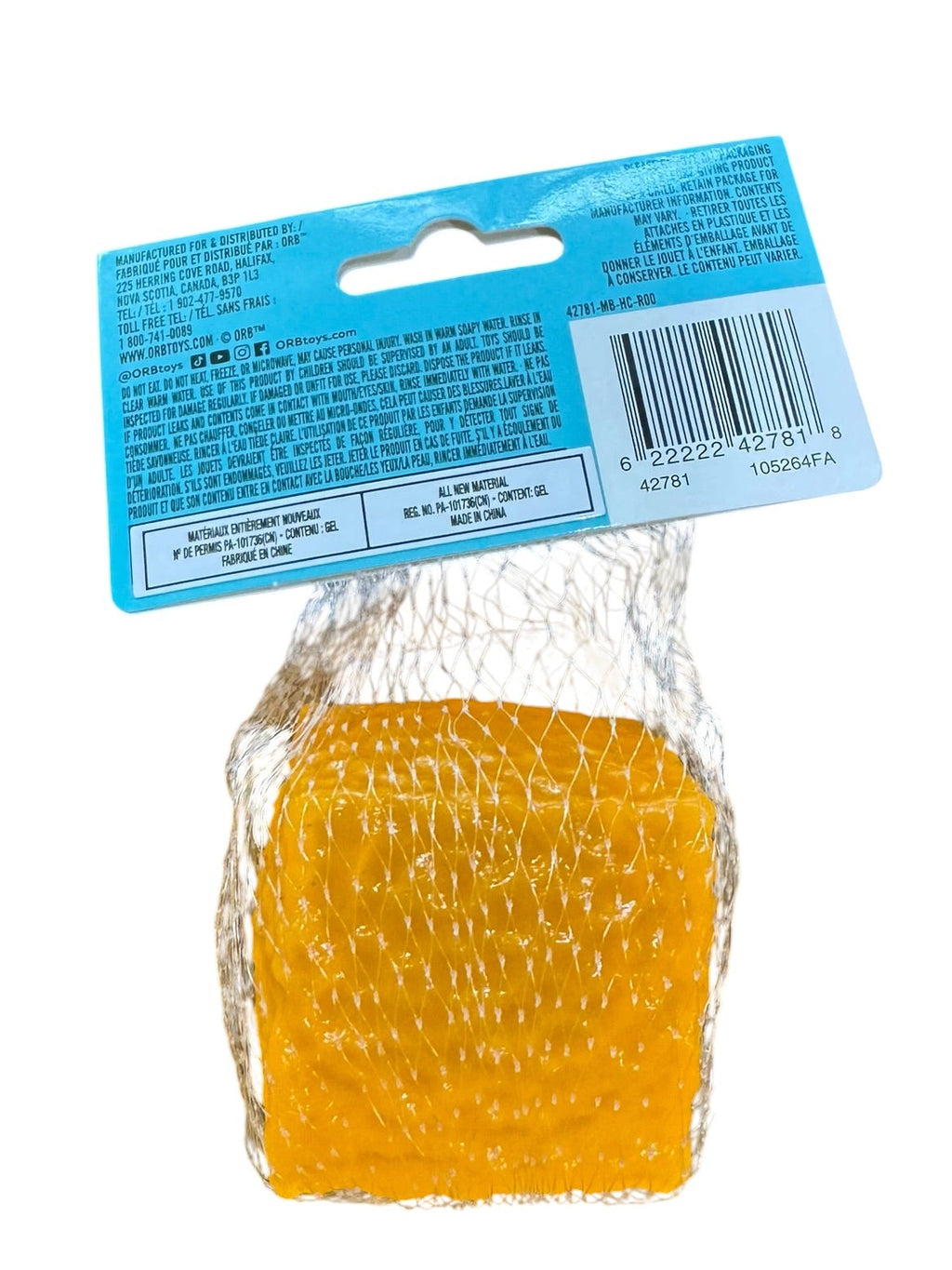 Sugar Swaps Ice Cubes sensory toy - Orange