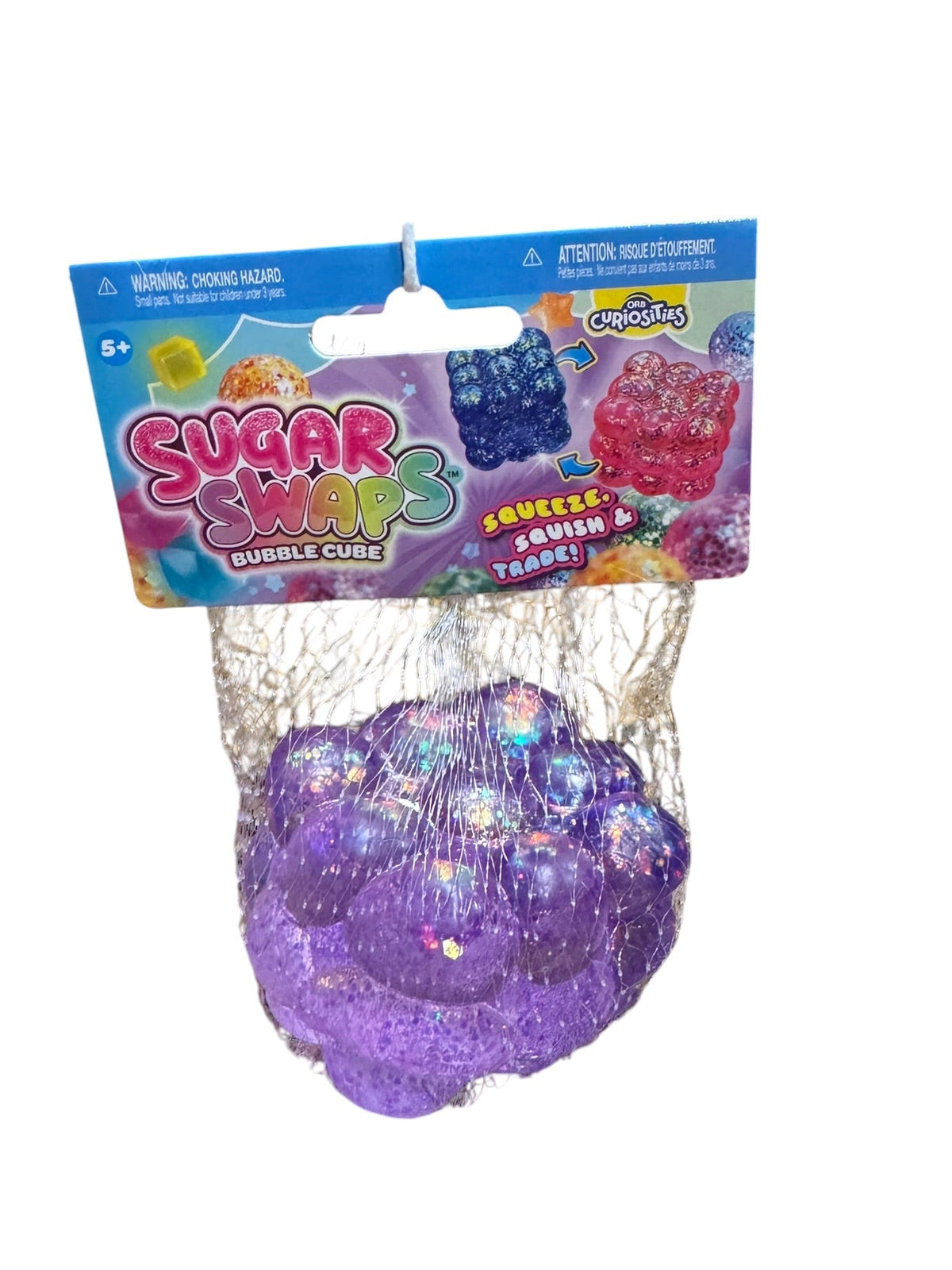 Sugar Swaps Bubble Cube sensory toy - Purple