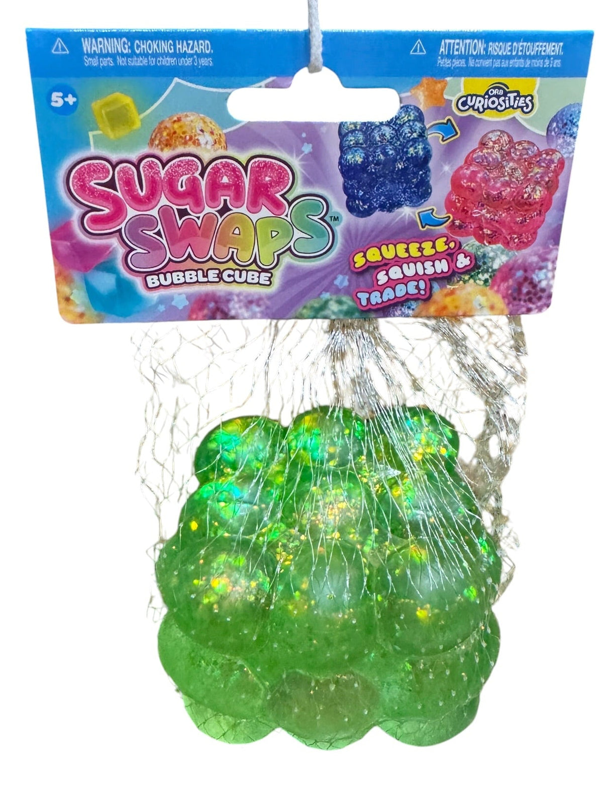 Sugar Swaps Bubble Cube sensory toy - Green