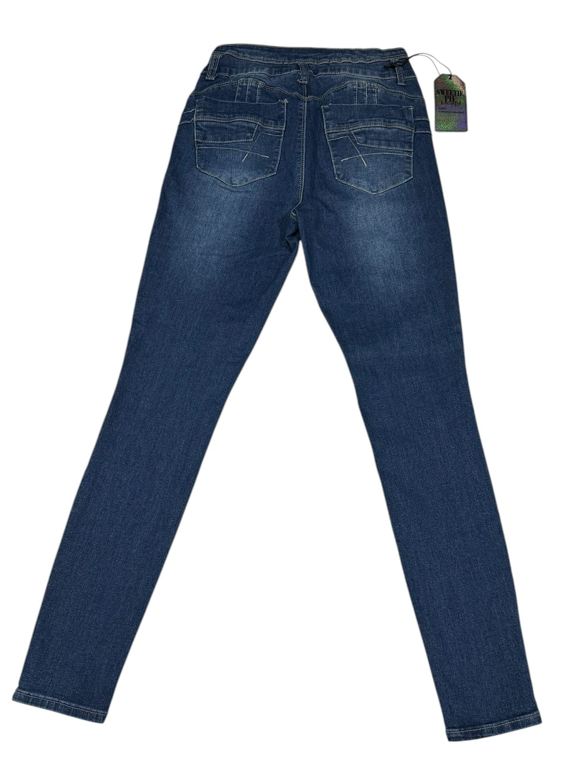 Sweetie Pie Women's Junior Size 11 Mid Blue Skinny Stretch Jeans NWT