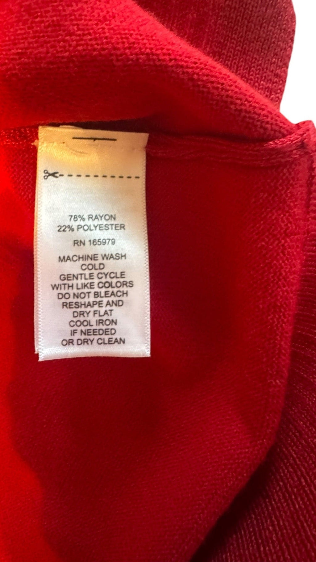 Cable & Gauge Women's 2X Scooter Red Cowl Neck Tunic Sweater NWT