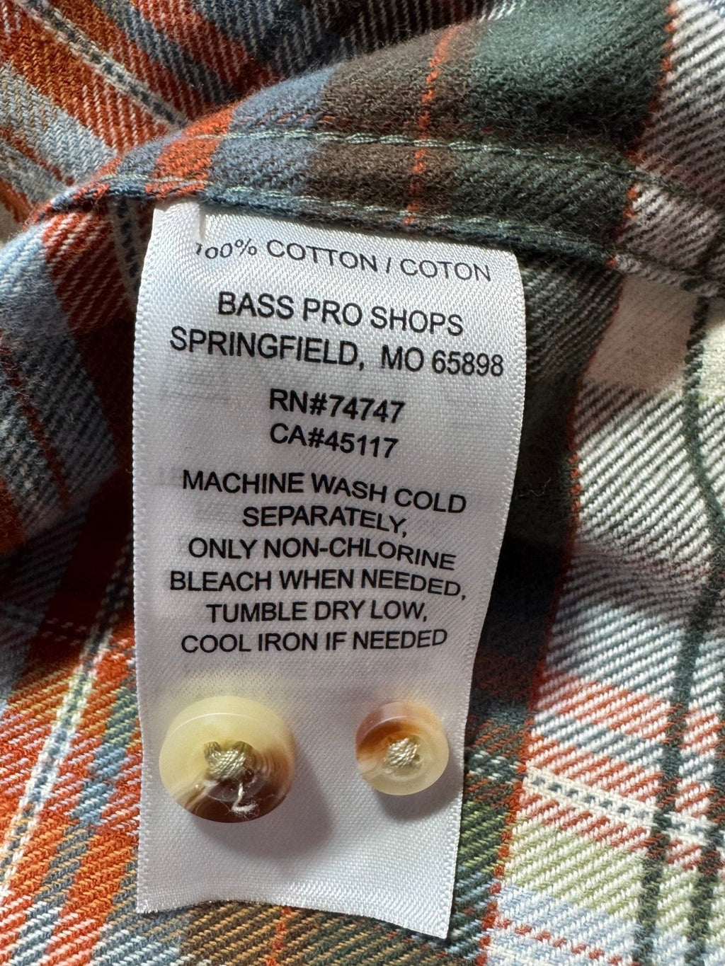 RedHead Men’s Ultimate Flannel Plaid Button-Down Shirt Large - NWT - Large / Green, Rust, Blue & Cream Plaid