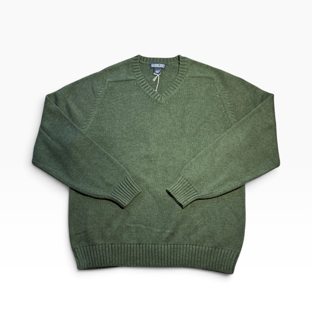 Lands’ End Green Long-Sleeve Sweater Large NWT - Large / Green