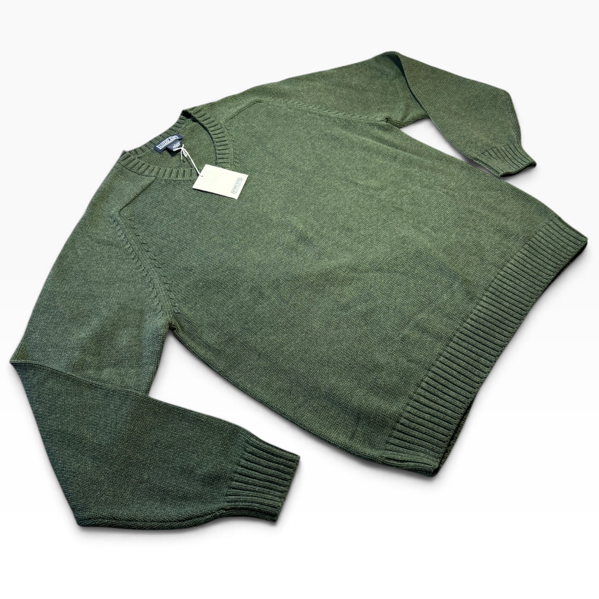 Lands’ End Green Long-Sleeve Sweater Large NWT - Large / Green