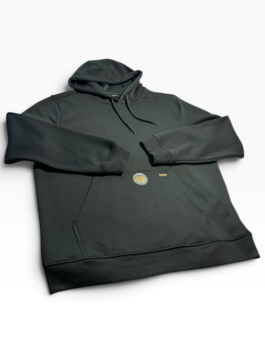 Brahma Black Relaxed-Fit Pullover Hoodie XL - NWT - XL / Black