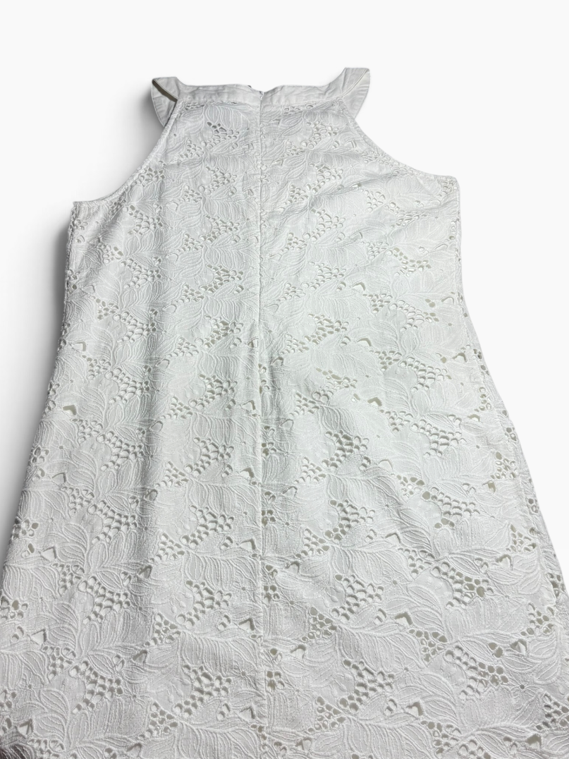 Tommy Bahama Women’s White Eyelet Short Shift Dress Medium - NWT