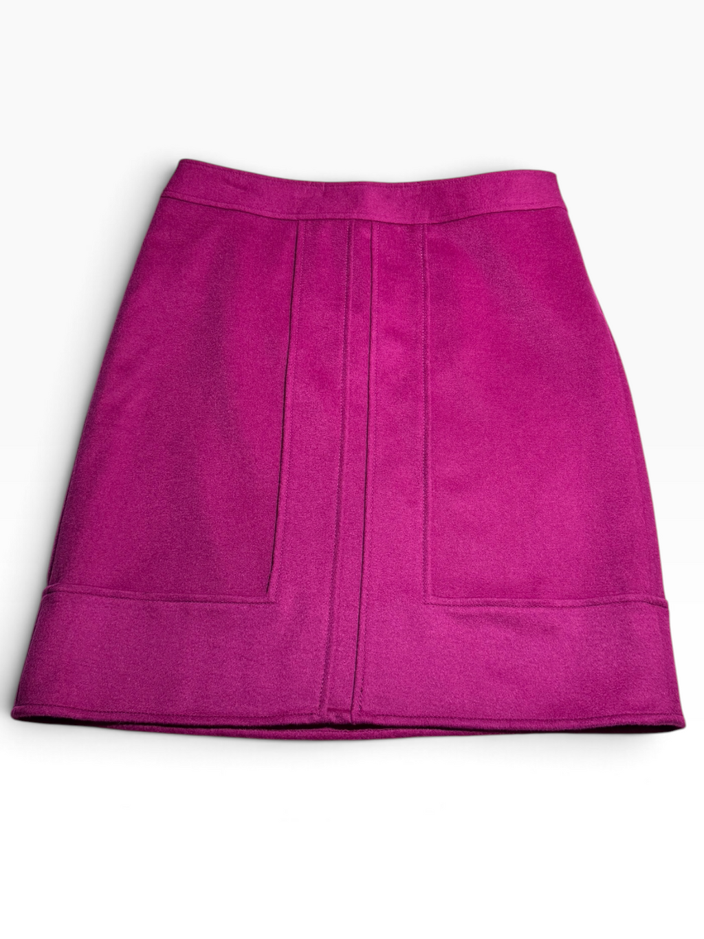 Ann Taylor Magenta Wool-Blend Lined Pencil Skirt Size 10 - NWT