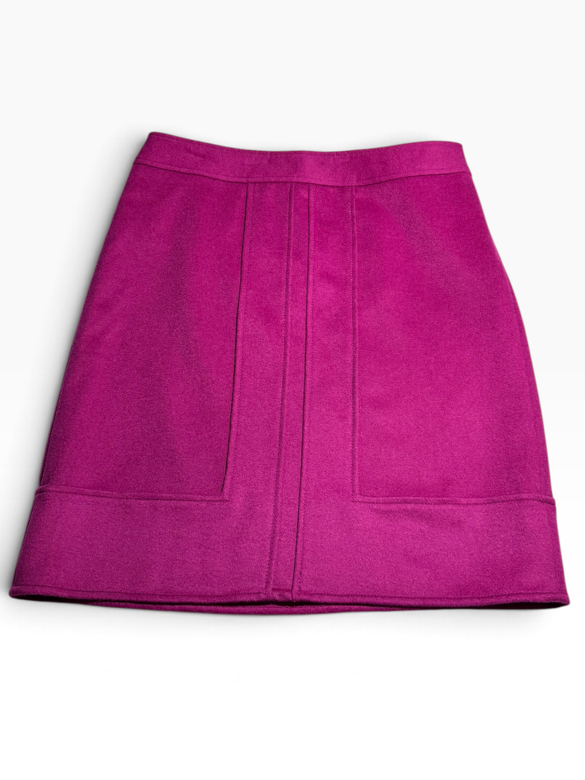 Ann Taylor Magenta Wool-Blend Lined Pencil Skirt Size 10 - NWT