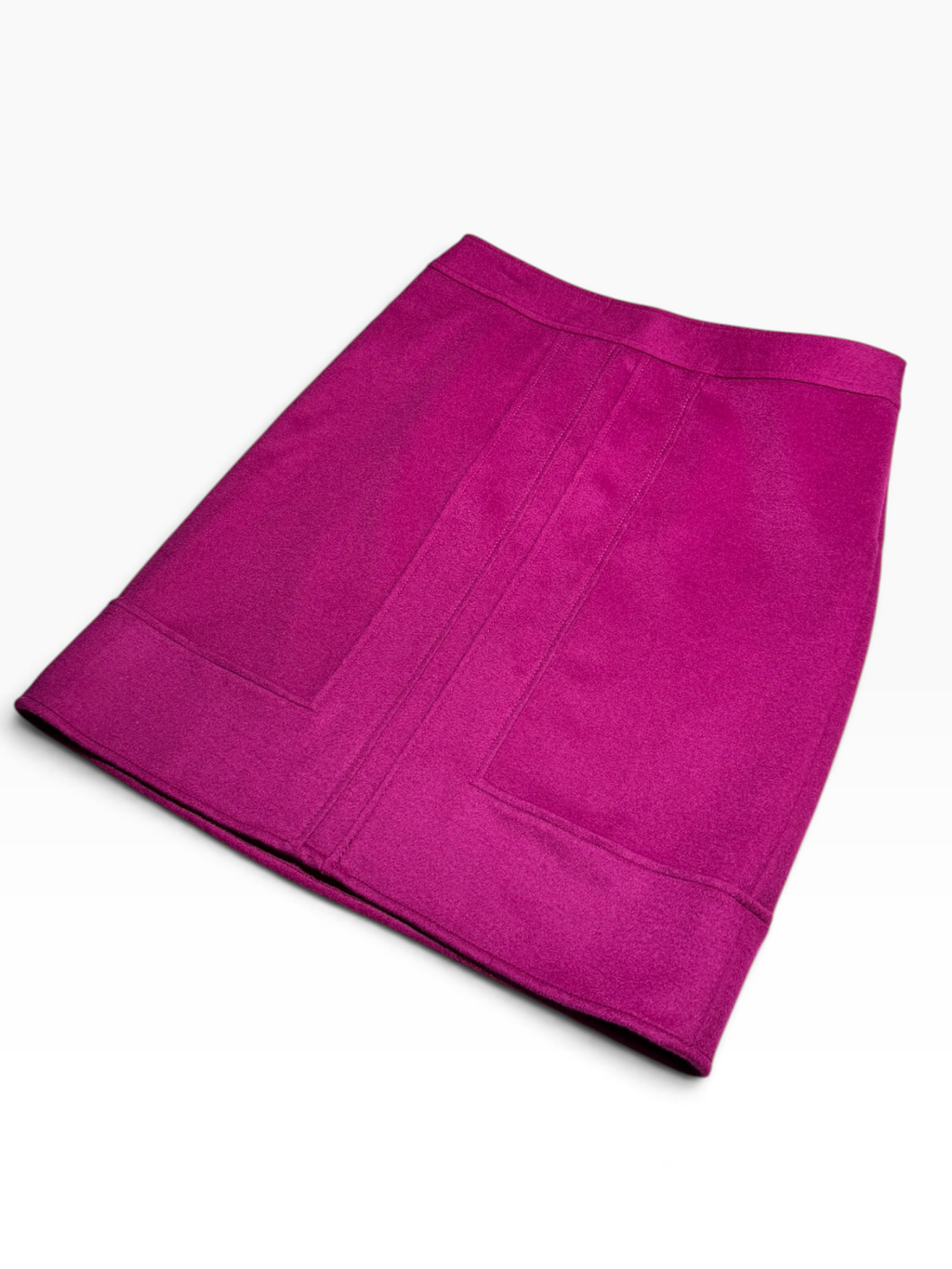 Ann Taylor Magenta Wool-Blend Lined Pencil Skirt Size 10 - NWT