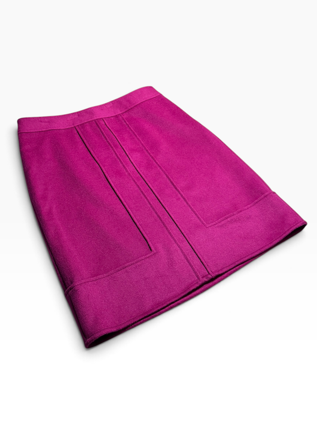 Ann Taylor Magenta Wool-Blend Lined Pencil Skirt Size 10 - NWT