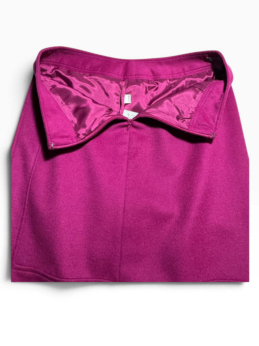 Ann Taylor Magenta Wool-Blend Lined Pencil Skirt Size 10 - NWT