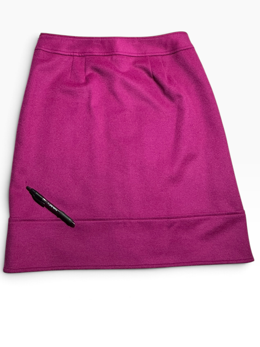 Ann Taylor Magenta Wool-Blend Lined Pencil Skirt Size 10 - NWT