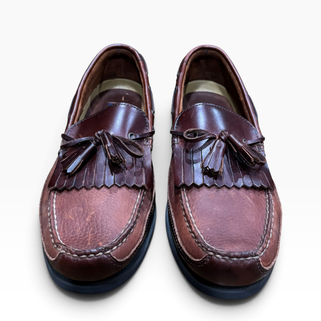 Sperry Top-Sider Tremont Brown Leather Kiltie Tassel Loafers - Size 13M / Brown - New