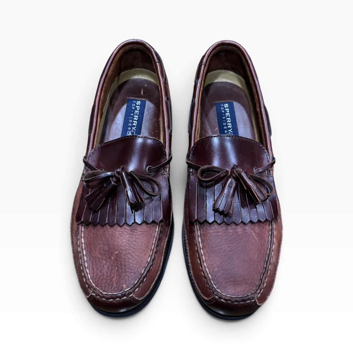 Sperry Top-Sider Tremont Brown Leather Kiltie Tassel Loafers - Size 13M / Brown - New
