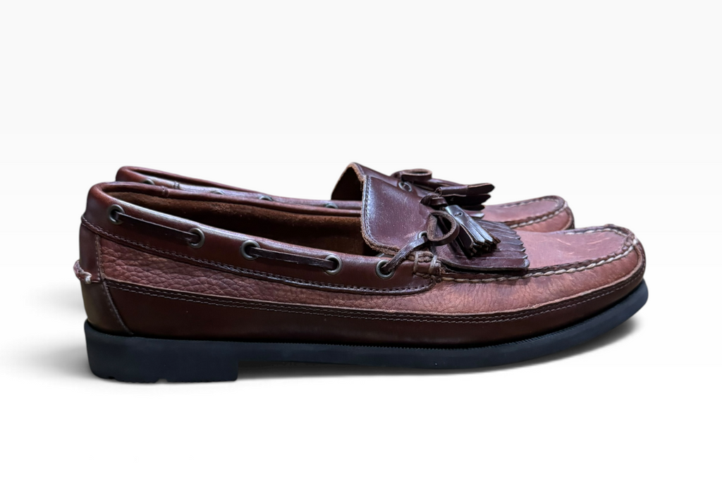 Sperry Top-Sider Tremont Brown Leather Kiltie Tassel Loafers - Size 13M / Brown - New