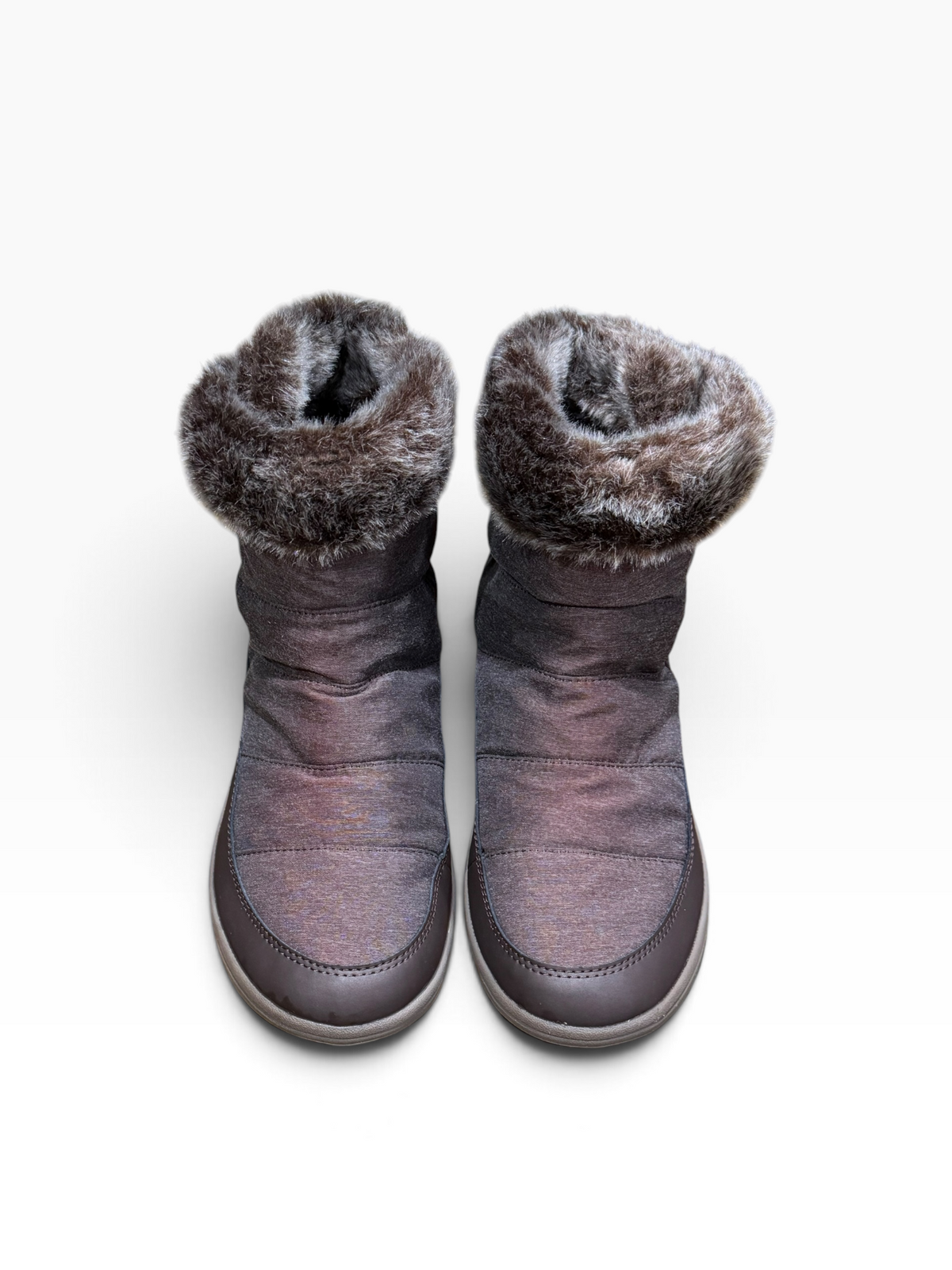 Easy Spirit Enoris 2 Women’s 8.5M Brown Faux-Fur Winter Boots with Box - Pre-owned