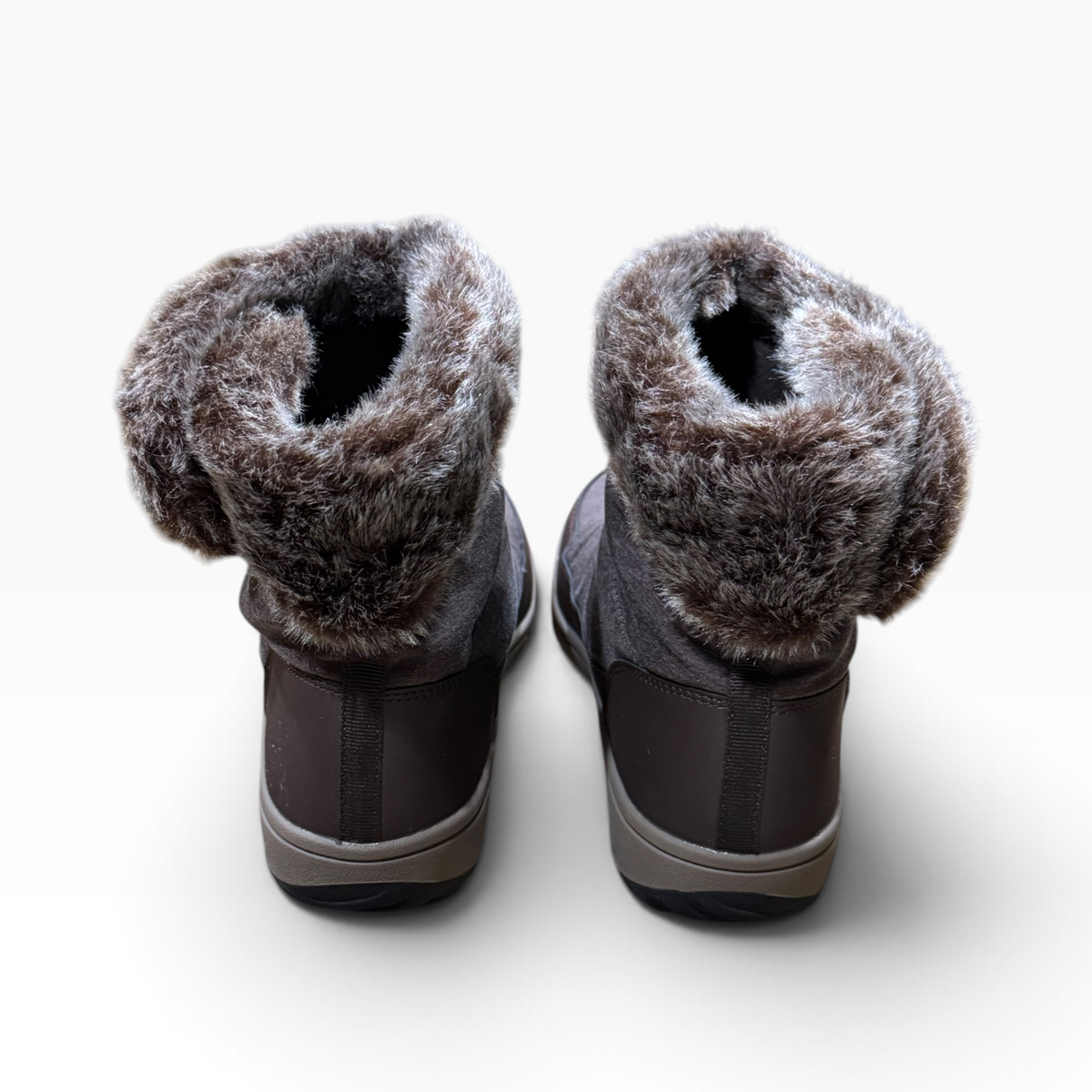 Easy Spirit Enoris 2 Women’s 8.5M Brown Faux-Fur Winter Boots with Box - Pre-owned