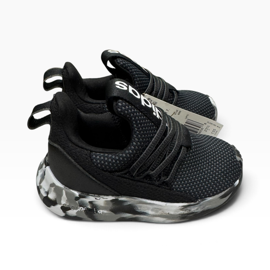 Adidas Lite Racer Adapt 7.0 Toddler Shoes Size 7K Black Camo IH1527 - New