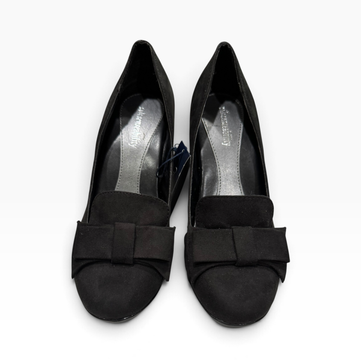 Croft & Barrow Sole Senseability Women’s 7M Black Bow Platform Pumps - New with Flaw