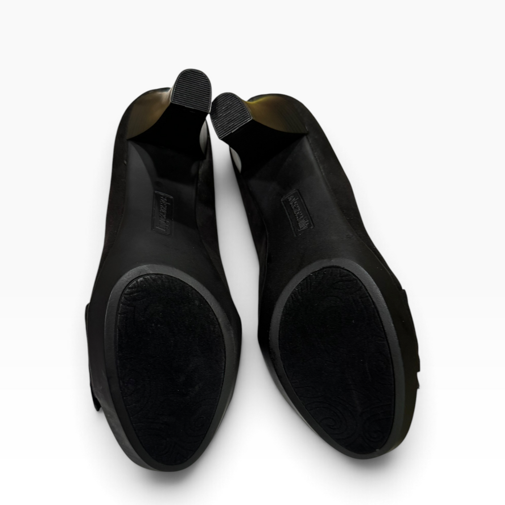 Croft & Barrow Sole Senseability Women’s 7M Black Bow Platform Pumps - New with Flaw
