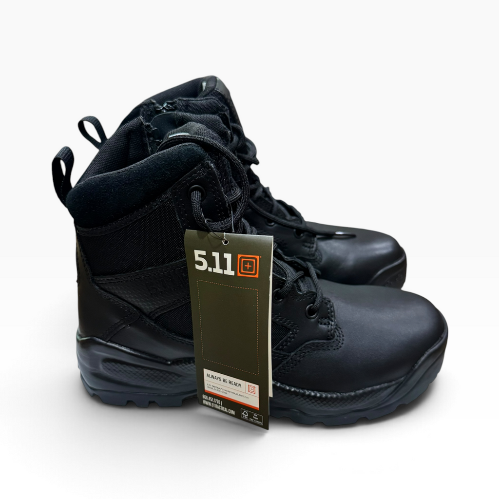 5.11 Tactical Women’s ATAC 2.0 6-Inch Side-Zip Boots 8.5 Regular Black - New