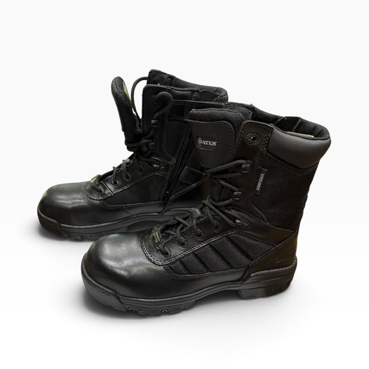 Bates Ultra-Lites 8-Inch Composite Safety-Toe EH Boots Men’s 6.5M E02263 - New