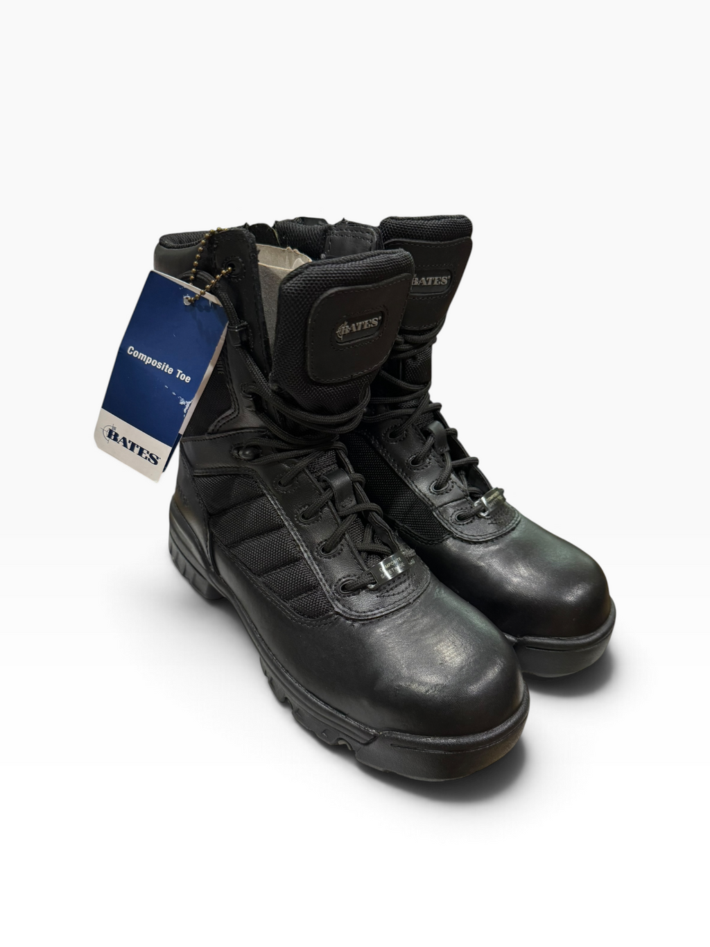 Bates Ultra-Lites 8-Inch Composite Safety-Toe EH Boots Men’s 6.5M E02263 - New