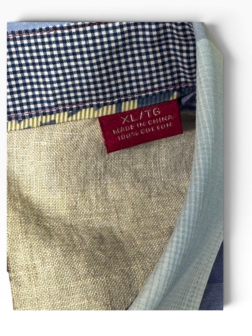 Tommy Bahama Men’s XL Blue Plaid Long Sleeve Button-Up Shirt - Pre-owned