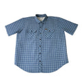 Orvis Men’s XL Blue Plaid Short Sleeve Button-Up Shirt - Pre-owned