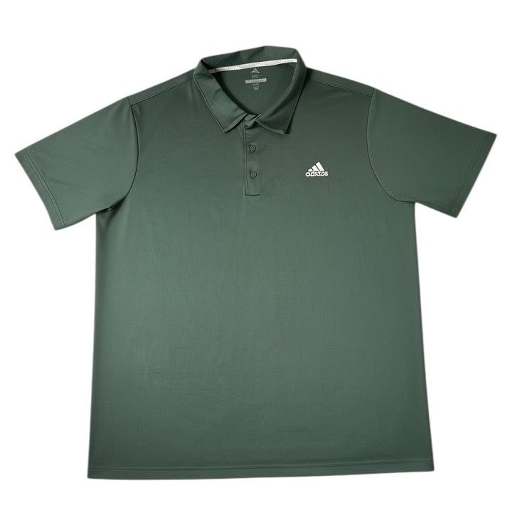 adidas Golf Men’s 2XL Green Short Sleeve Stretch Polo Shirt NWOT