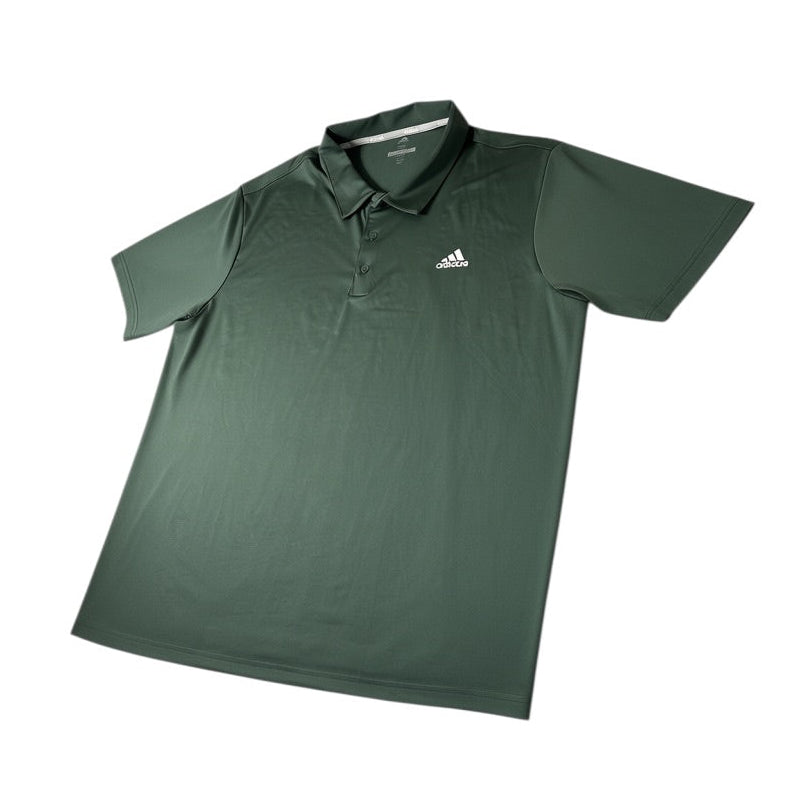 adidas Golf Men’s 2XL Green Short Sleeve Stretch Polo Shirt NWOT