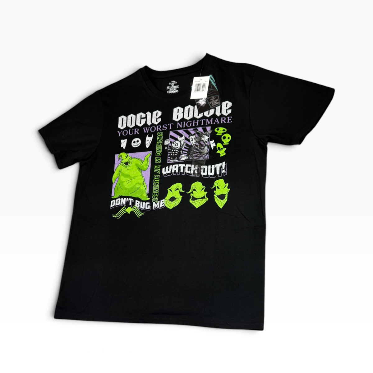 Disney The Nightmare Before Christmas Oogie Boogie Graphic T-Shirt New