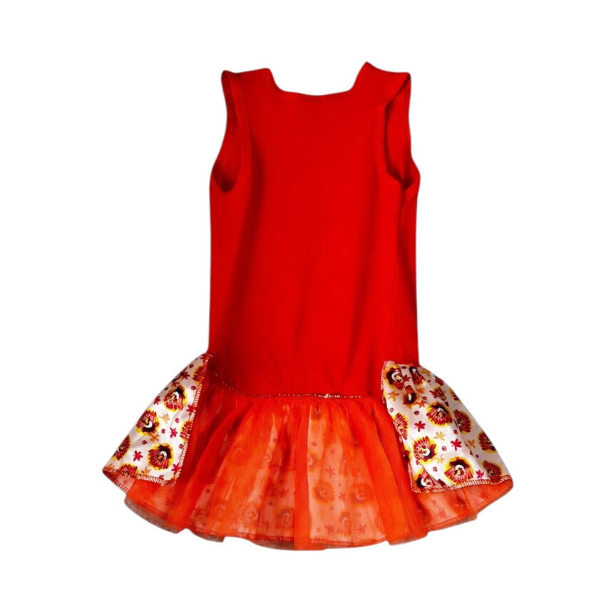 Dog Turkey Costume Red Top & Tutu Skirt Set NWOT - S/M