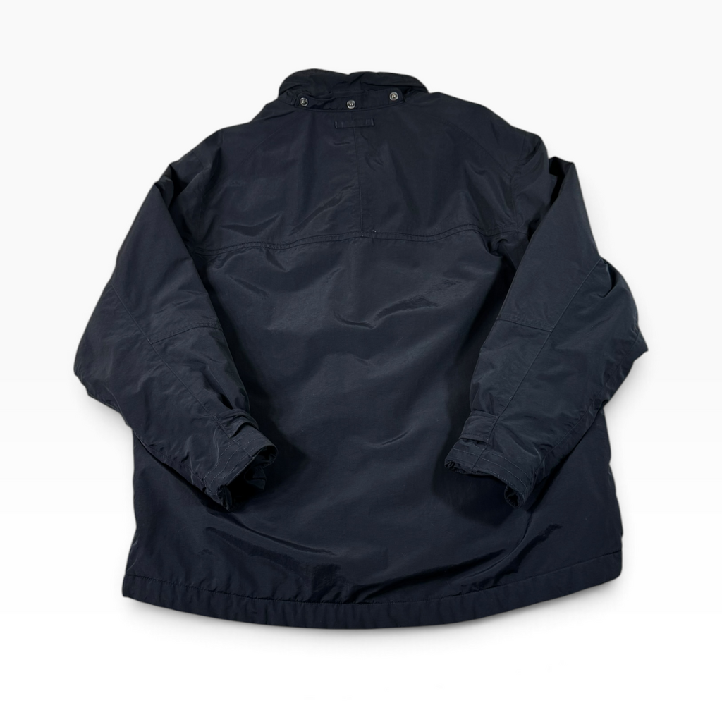 Lands’ End Dark Navy Fleece Lined Stand Collar Jacket XL - Pre-owned