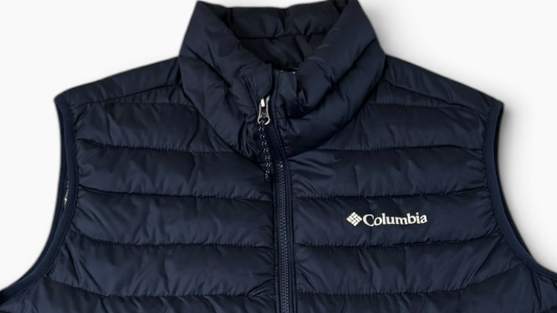 Columbia Navy Quilted Puffer Vest Size Medium - Pre-owned