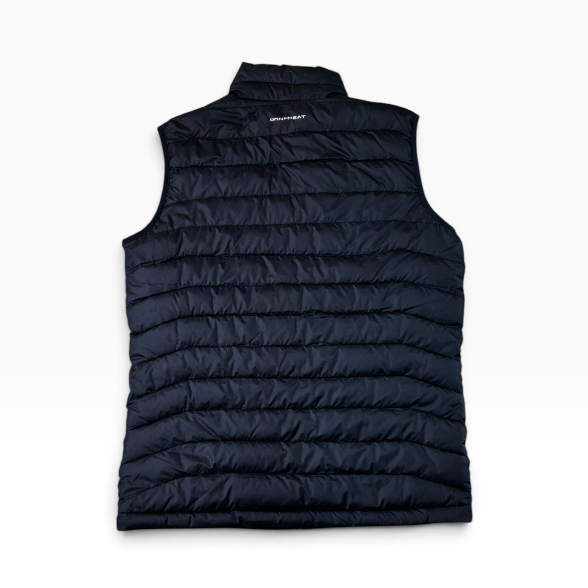 Columbia Navy Quilted Puffer Vest Size Medium - Pre-owned