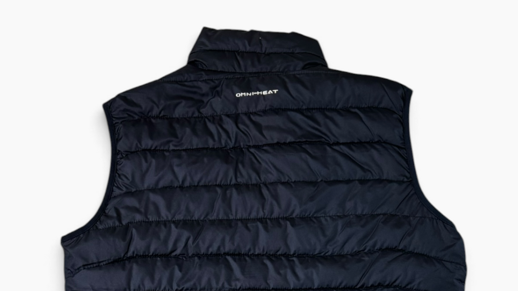 Columbia Navy Quilted Puffer Vest Size Medium - Pre-owned