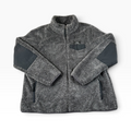L.L.Bean Gray High Pile Fleece Sweater/Jacket 1X Reg - Preowned