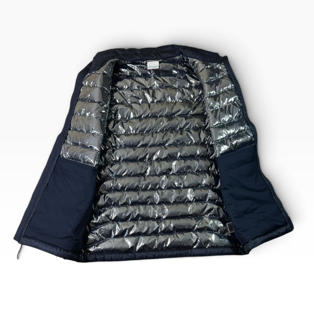 Columbia Navy Quilted Puffer Vest Size Medium - Pre-owned