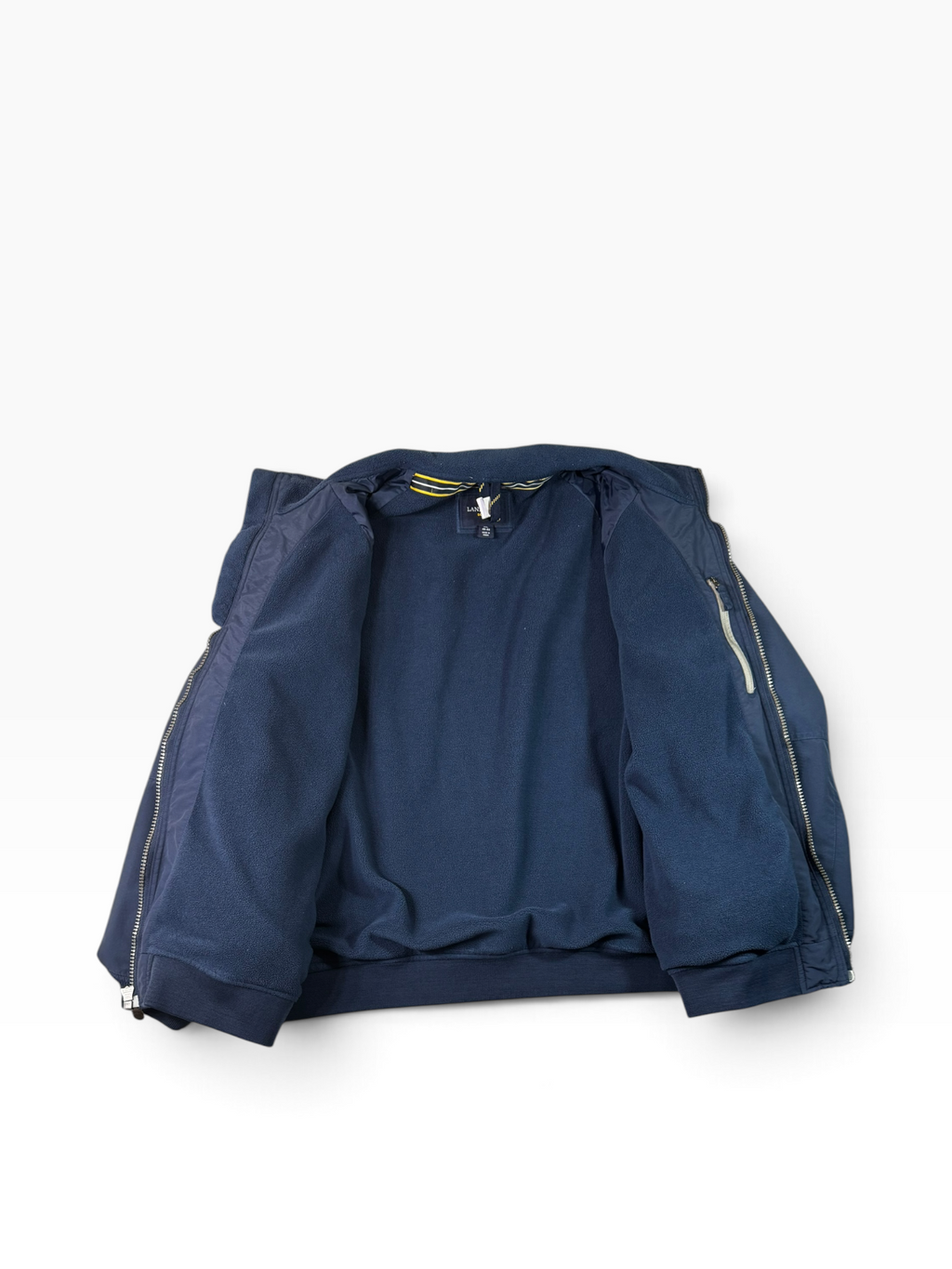 Lands’ End Squall Navy Zip Bomber Jacket XL - Pre-owned