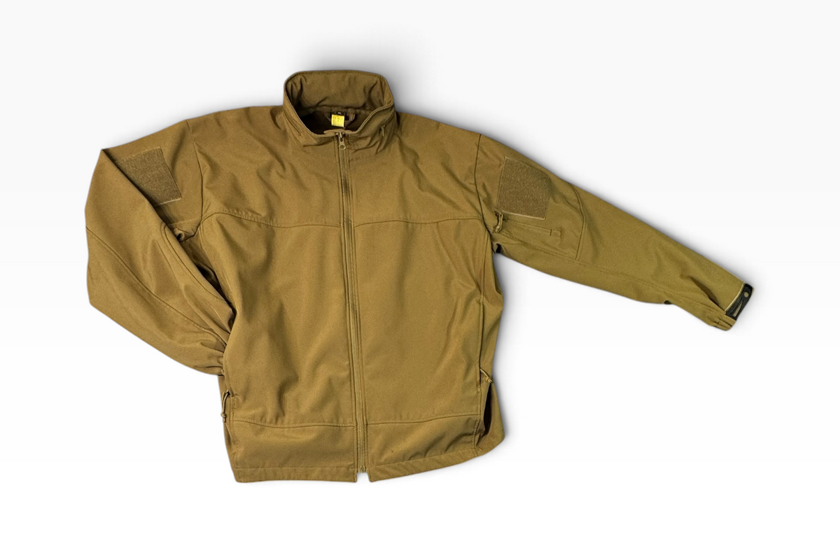 Rothco Tan Tactical Softshell Zip Jacket XL - Pre-owned