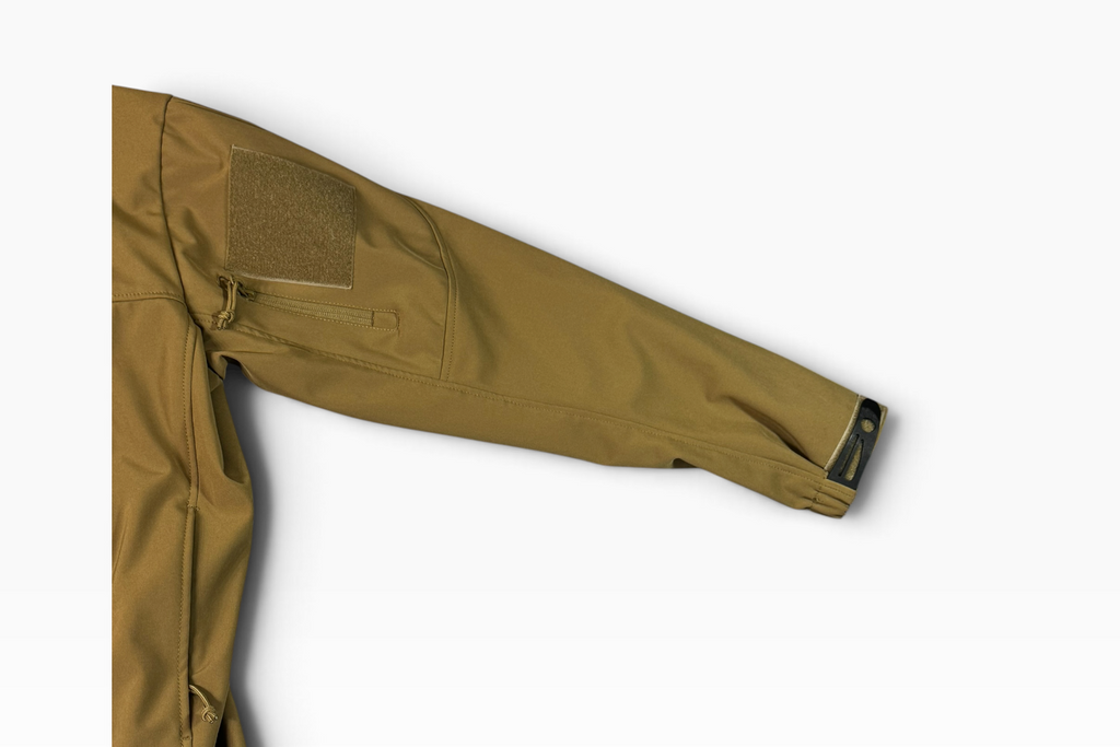 Rothco Tan Tactical Softshell Zip Jacket XL - Pre-owned