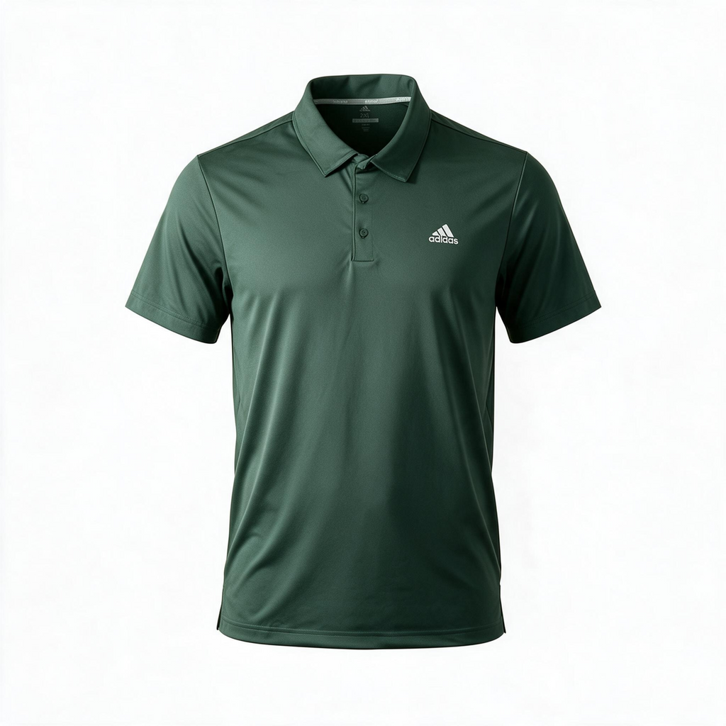 adidas Golf Men’s 2XL Green Short Sleeve Stretch Polo Shirt NWOT