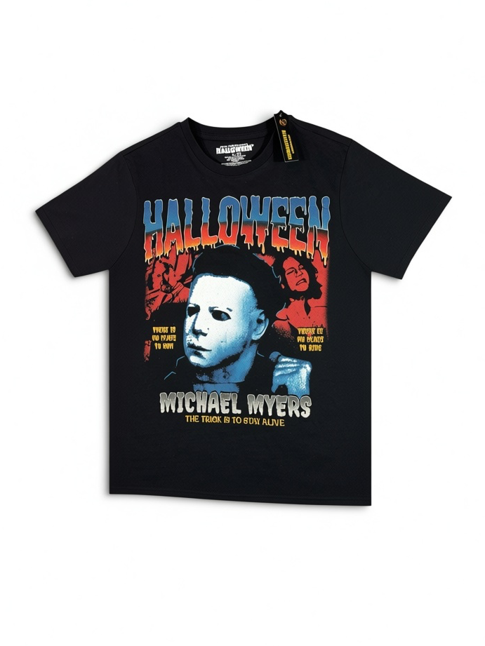 John Carpenter’s Halloween Michael Myers Graphic T-Shirt Black - New
