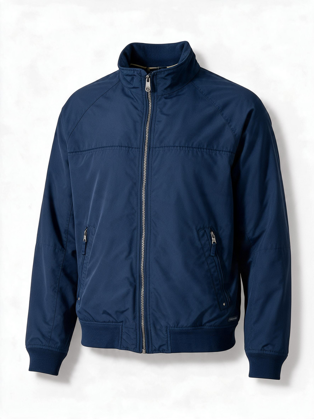 Lands’ End Squall Navy Zip Bomber Jacket XL - Pre-owned
