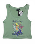 Disney Tinker Bell 'Faith Trust and Pixie Dust" Tank Top - Tea Green