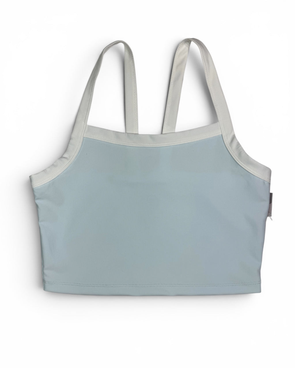 Series-8 Fitness Women'S Ribbed Tank Top Light Blue