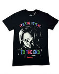 Camiseta Chucky "Es Hora De Jugar" con Gráfico de Película - Negra