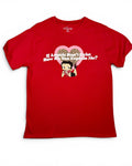 Betty Boop "If Angels Don't Exist How Do You Explain Me" Graphic T-Shirt
