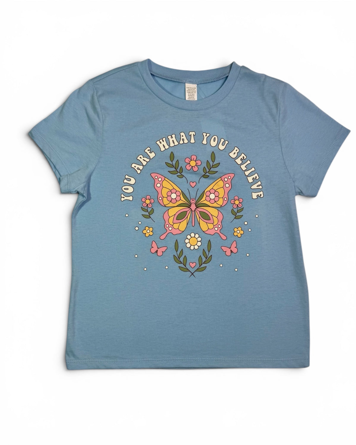 You Are What You Believe Butterfly Graphic T-Shirt